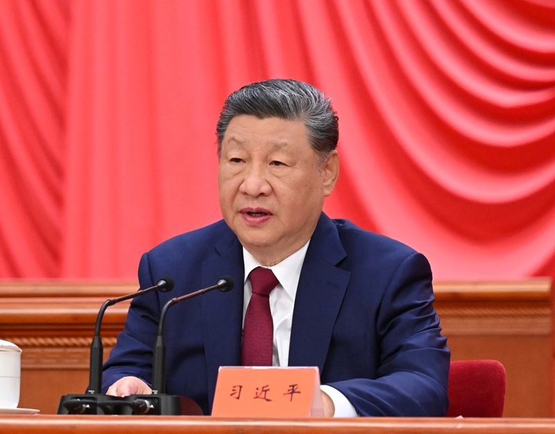 习近平出席纪念中国工农红军长征胜利90周年大会并发表重...